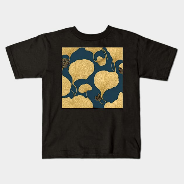 Gingko Leaves Kids T-Shirt by MyBeautifulMess